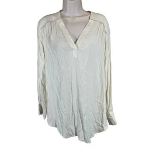 Julie Fagerholt heart made blouse crinkle gauze viscose long sleeve casual Med